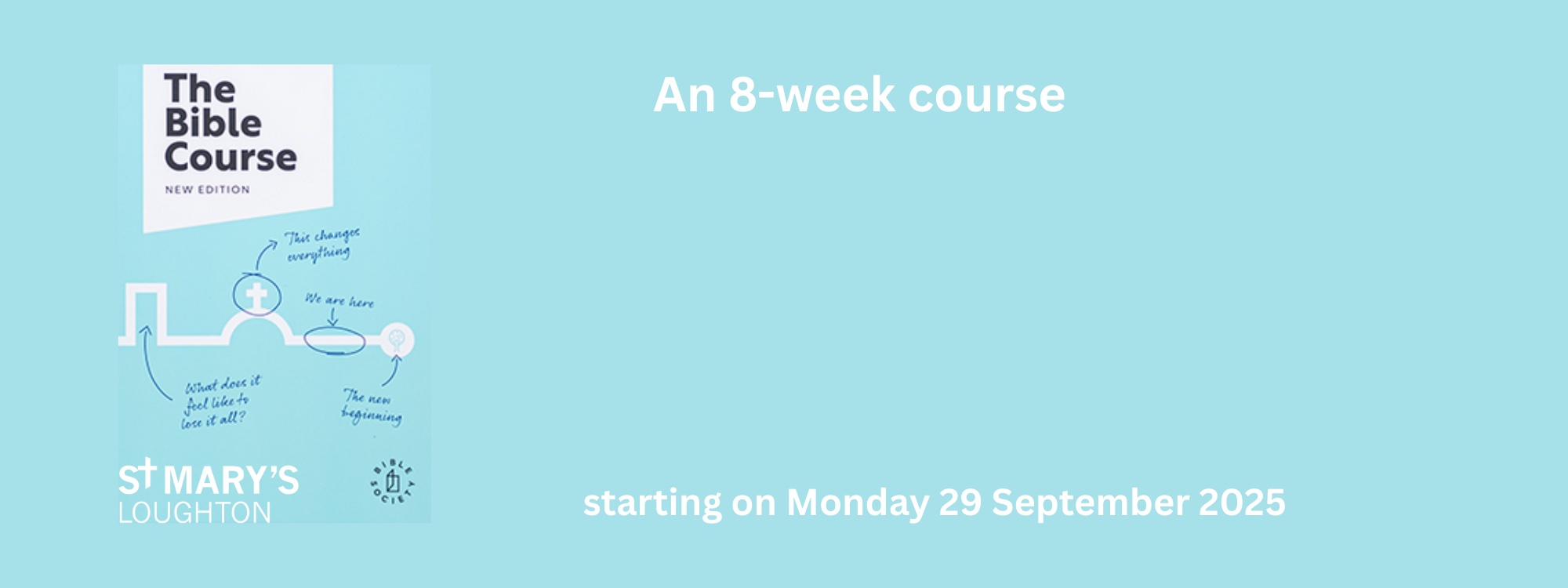 THE BIBLE COURSE*come along*Sign up here