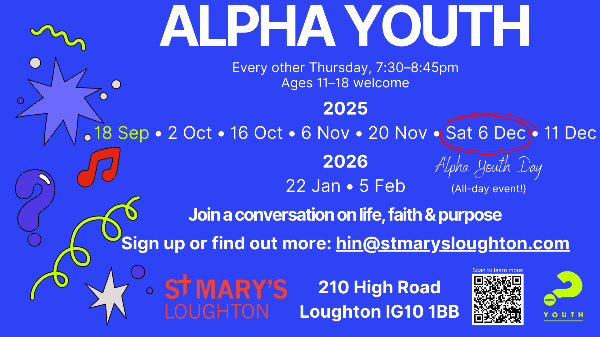 Alpha Youth Series Screen 16x9