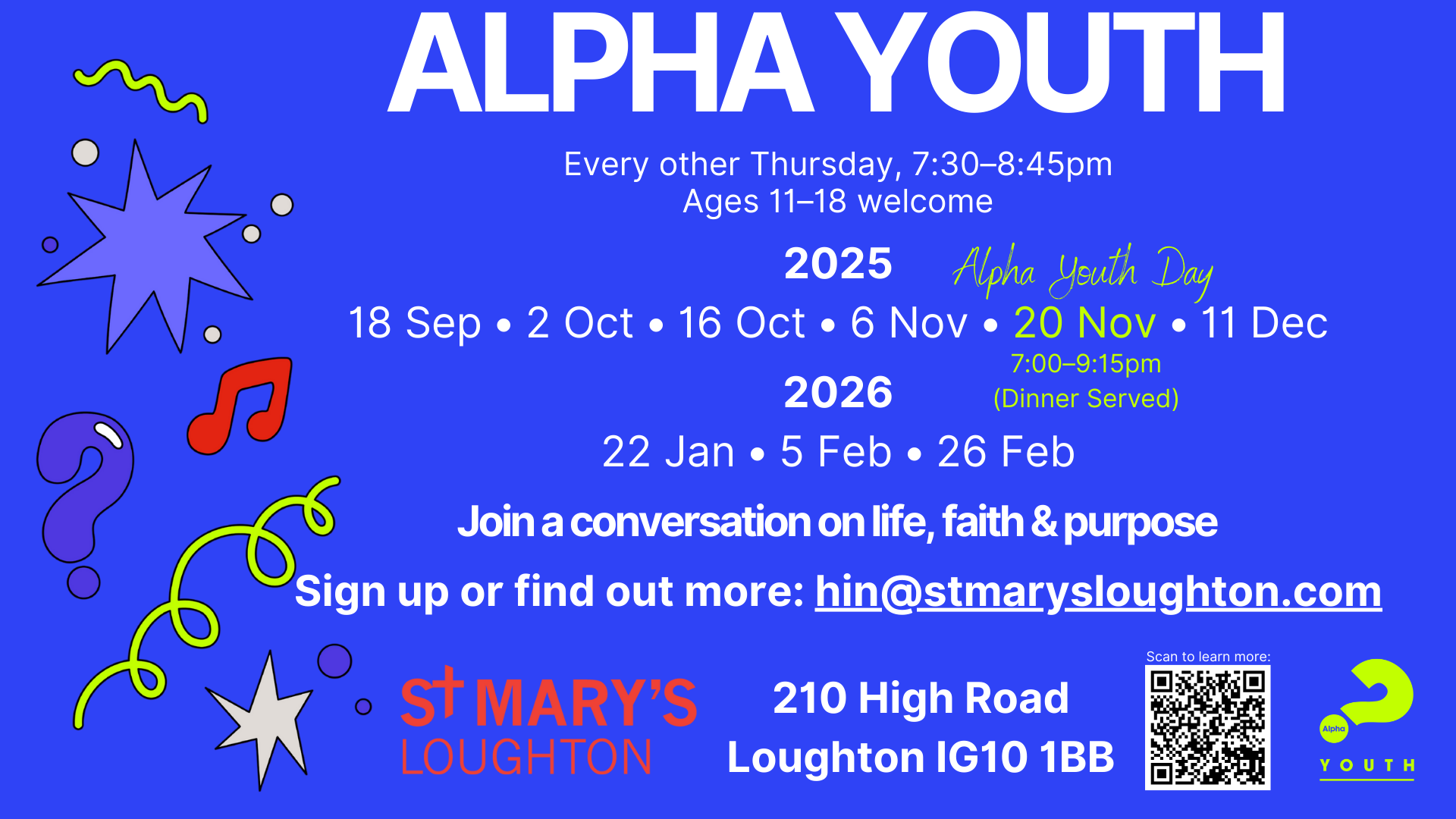 Alpha Youth Series Screen New
