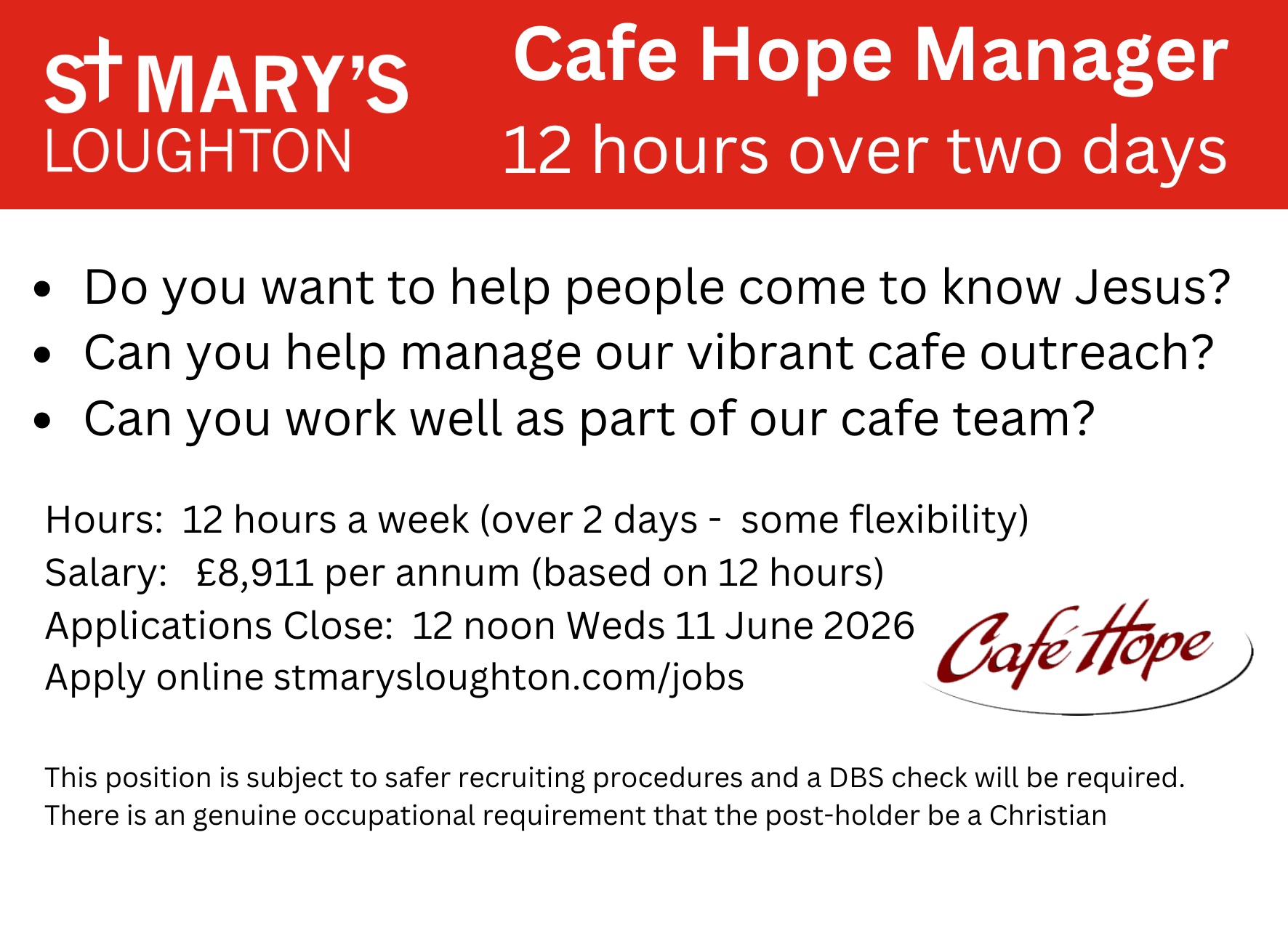 Cafe Manager 2 day 2026